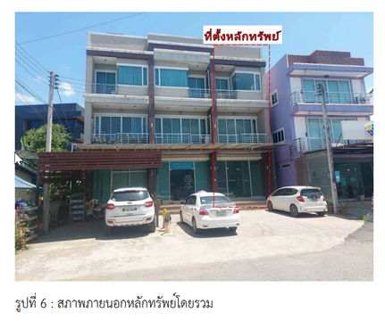 อาคารพาณิชย์ เนื้อที่ทั้งหมด 132.4 ตารางเมตร 8/54 ตำบลมะขามเตี้ย อำเภอเมืองสุราษฎร์ธานี สุราษฎร์ธานี ราคา 5,022,000 บาท