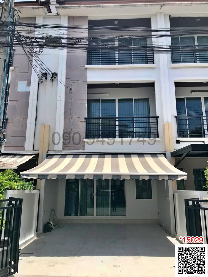รูป เช่า ทาวน์โฮม 3 ชั้น ขนาด 3 ห้องนอน หมู่บ้านกลางเมือง S-Sense Srinakharin - รูปที่ 1/17