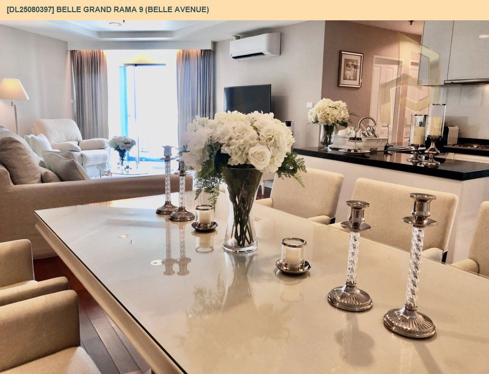 picture DL25080397 Condo for rent, Belle Grand Rama 9 (Belle Avenue) near MRT พระราม 9, ready to move in, call urgently 0656133286 LineID @655ebbvc - 4/9