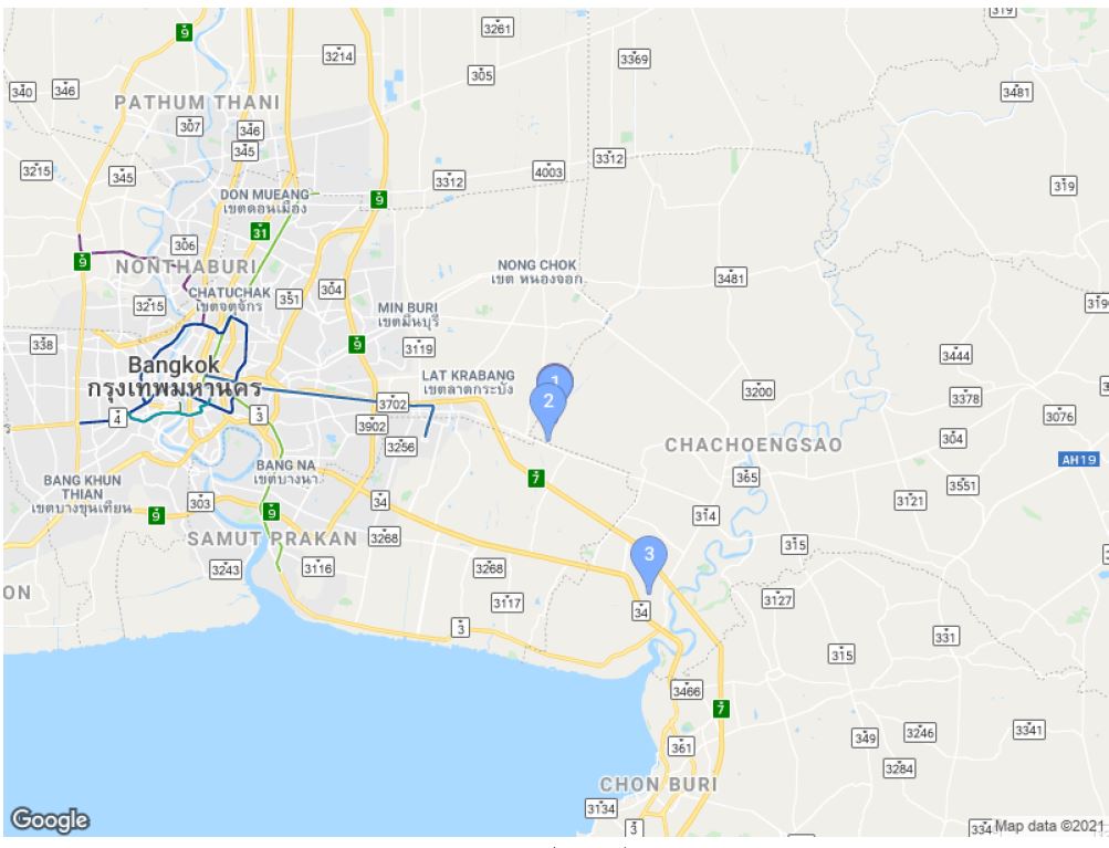 picture ทาวน์เฮ้าส์ 72 square meter Chachoengsao Muang Chachoengsao Khlong Luang Phaeng for 1114000 THB - 2/2
