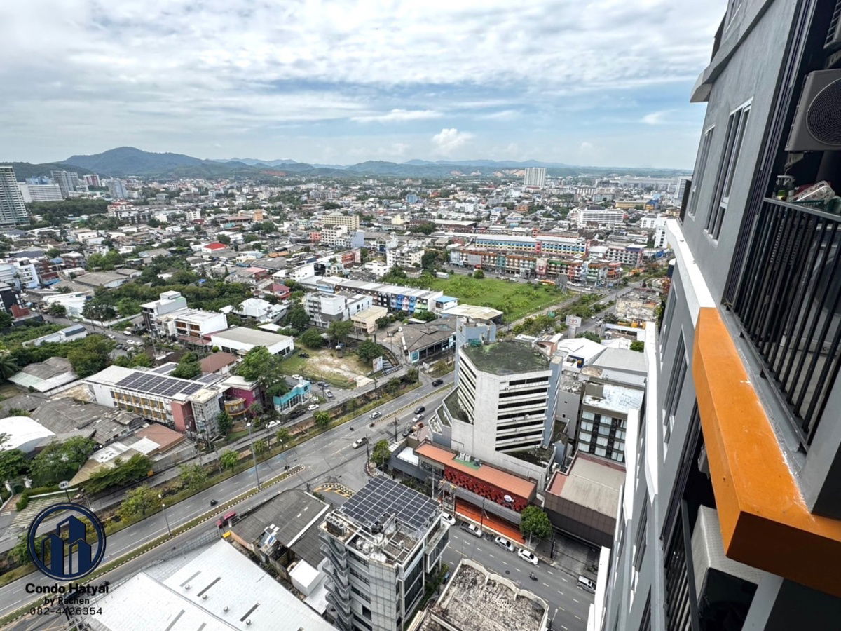 picture Plus Connect Hatyai, 1 bedroom, 26th floor, 35 sq m, beautifully decorated, ready to move in, 15,000 baht. - 15/29