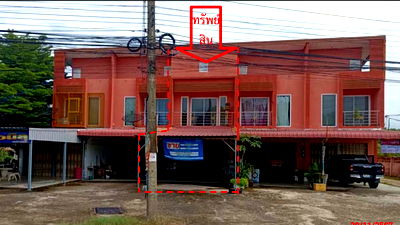 Shophouses for sale Songkhla : ตึกแถว 142 square meter Songkhla Singha Nakhon Ching Kho for 1800000 THB