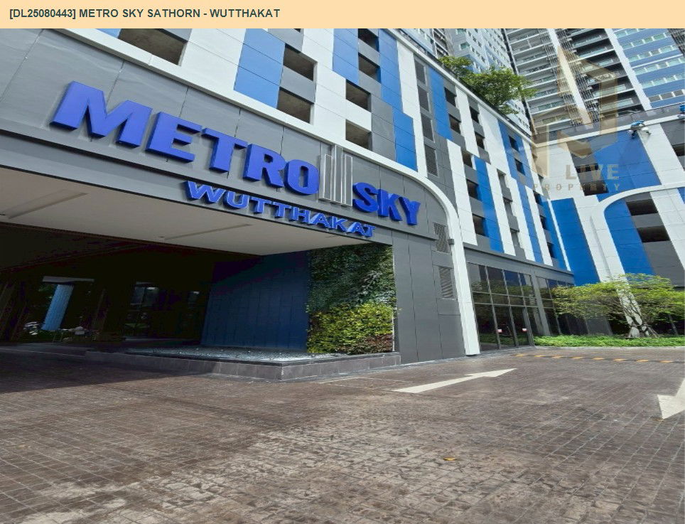 picture DL25080443 Condo for rent, Metro Sky Sathorn - Wutthakat near BTS Wutthakat, ready to move in, call urgently 0656133286 LineID @655ebbvc - 10/19