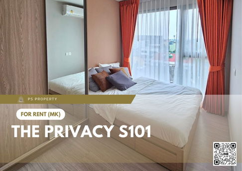 ให้เช่า 🔥 THE PRIVACY S101 🔥 ใกล้ BTS ปุณณวิถี เฟอร์นิเจอร์ และ เครื่องใช้ไฟฟ้าครบ 