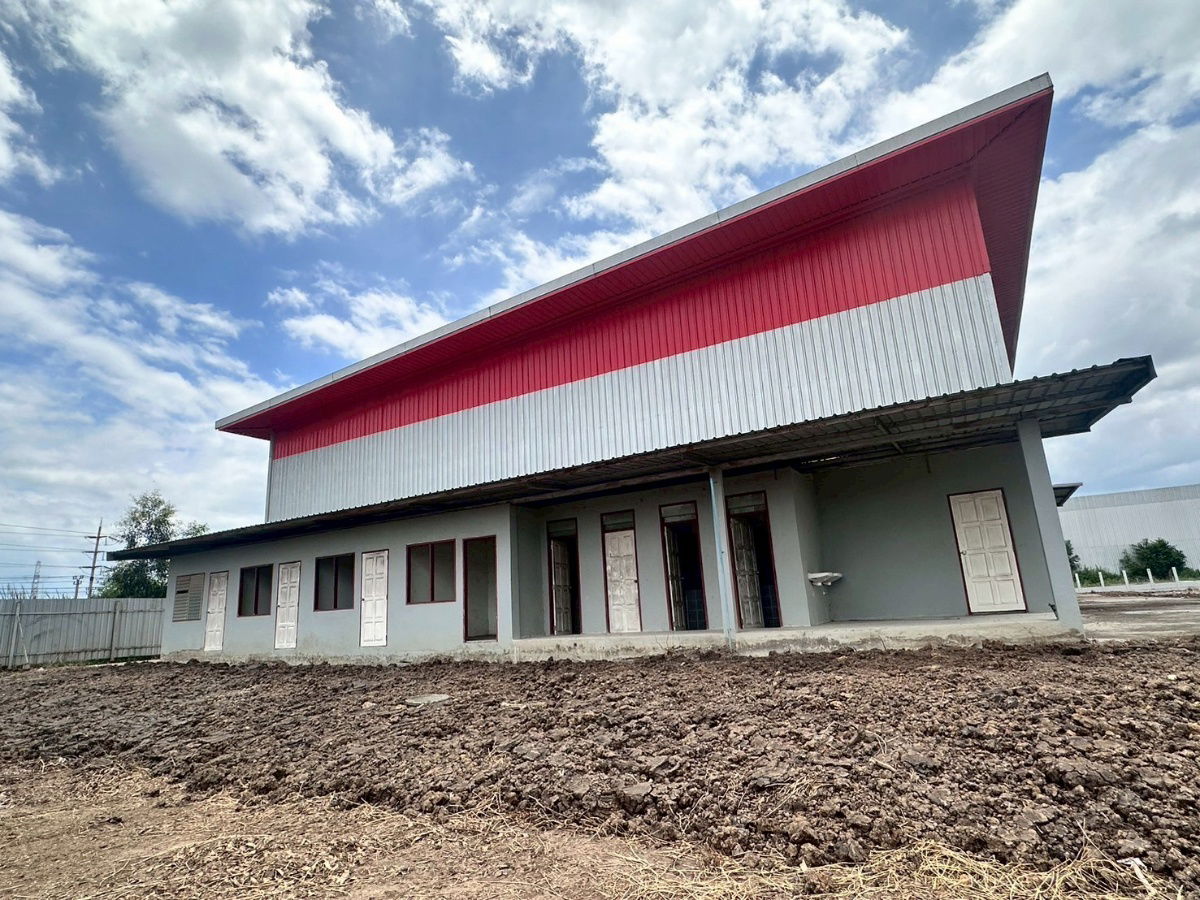 picture Land with factory warehouse for sale in Sai Noi District, Nonthaburi. Total area: 6 rai (2 title deeds). - 2/17