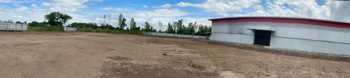 picture Land with factory warehouse for sale in Sai Noi District, Nonthaburi. Total area: 6 rai (2 title deeds). - 4/17
