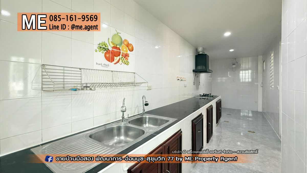 picture For Rent Townhouse Villette Lite Pattanakarn 38, newly renovated, near the swimming pool, near Sukhumvit, Thonglor Tel 064-954-9619 (RTG39-28) - 19/21
