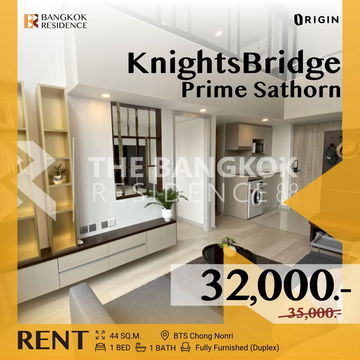 KnightsBridge Prime Sathorn 💫 Beautiful high-floor unit in a hot project 🔥 Near BTS Chongnonsi