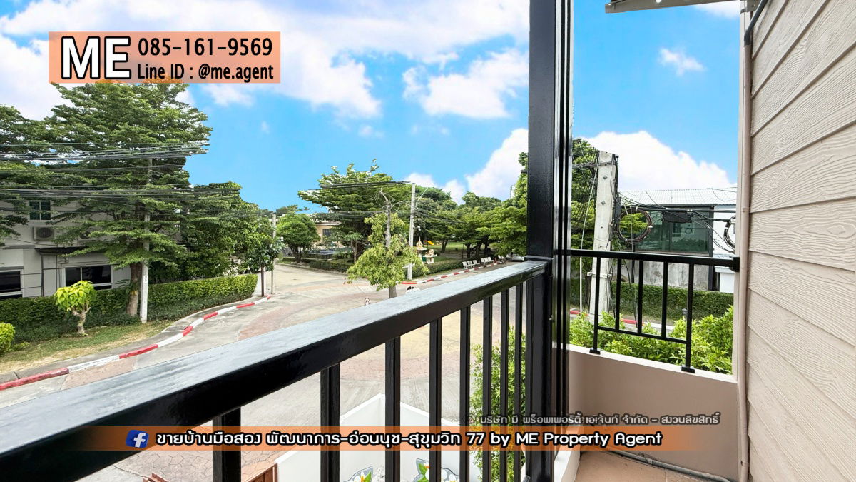 picture For Rent Townhouse Villette Lite Pattanakarn 38, newly renovated, near the swimming pool, near Sukhumvit, Thonglor Tel 064-954-9619 (RTG39-28) - 17/21