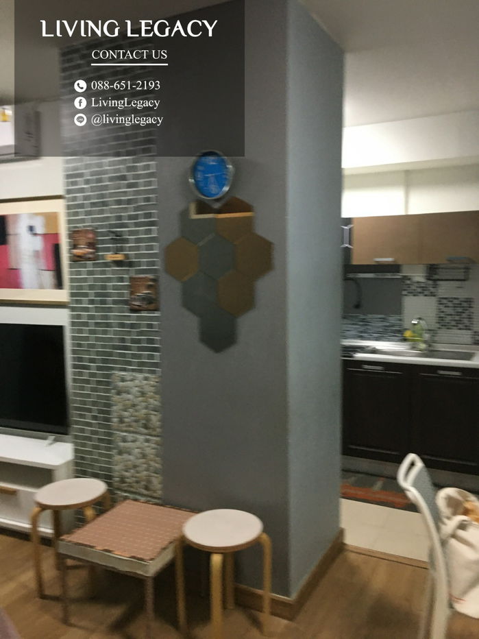 picture SJ2KUZ Condo For Rent Bliz Condominium Rama 9 - Hua Mak 45 Sq.M. Floor 2 Building A line id : @livinglegacy - 8/11