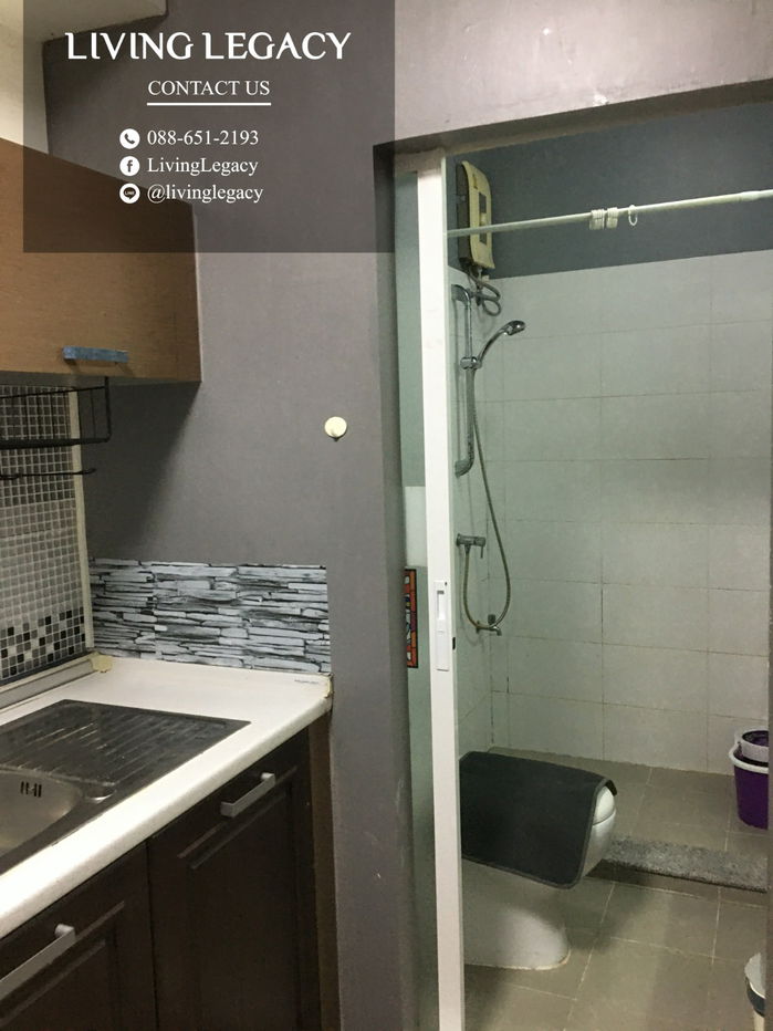 picture SJ2KUZ Condo For Rent Bliz Condominium Rama 9 - Hua Mak 45 Sq.M. Floor 2 Building A line id : @livinglegacy - 6/11