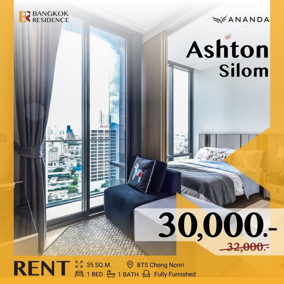 picture Ashton Silom 🌟 Beautiful & Great Price Unit, Popular condo 💸Near  BTS Chongnonsi - 1/11