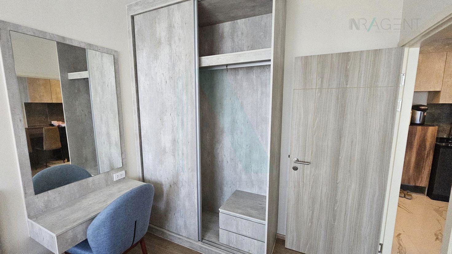 picture 🚩 For Rent Condo KEN ATTITUDE RATTANATHIBET Building 1, Floor 8,1 bed room, Room size 35.00 sqm - 5/8