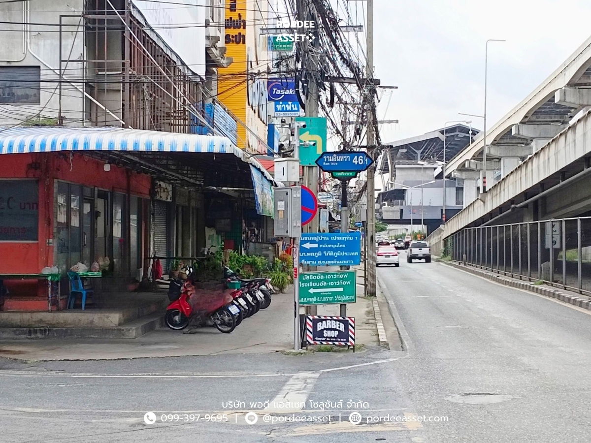 รูป ขาย ให้เช่า บ้านดี่ยว 50 ตร.ว. ซอยรามอินทรา46 แยก4-1 พร้อมเฟอร์นิเจอร์ แอร์ พร้อมอยู่ ใกล้รถไฟฟ้าสายสีชมพูรามอินทรา กม.6  - รูปที่ 24/24