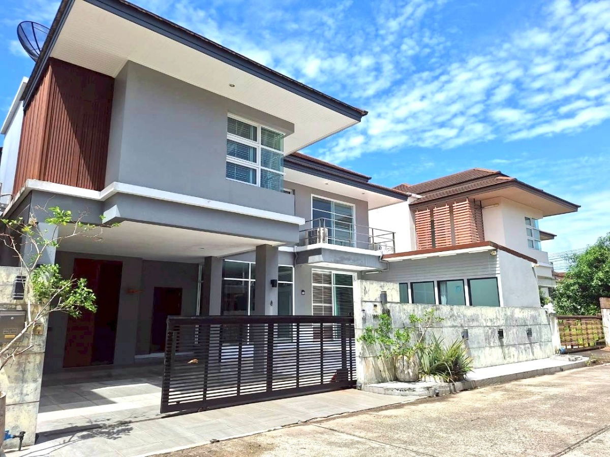 picture For rent: 2-storey detached house in a project, Khuan Lang location, 3 bedrooms, size 60 sq m. ● Rent 35,000 baht/month - 53/53
