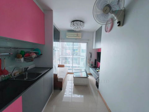 🔺 For Rent Condo A SPACE ASOKE-RATCHADA Building F, Floor 12,1 bed room, Room size 36 sqm
