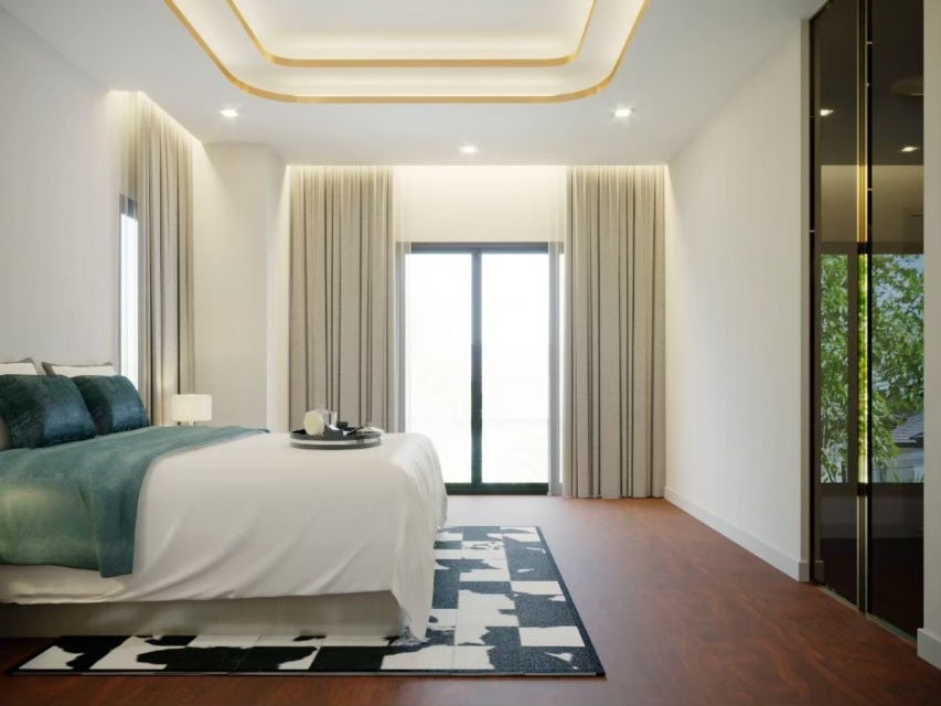 รูป บ้านเดี่ยว 3 ชั้น สุดหรู ที่โครงการ แกรนด์ บางกอก บูเลอวาร์ด อีสต์ พระราม 9 - รูปที่ 37/49
