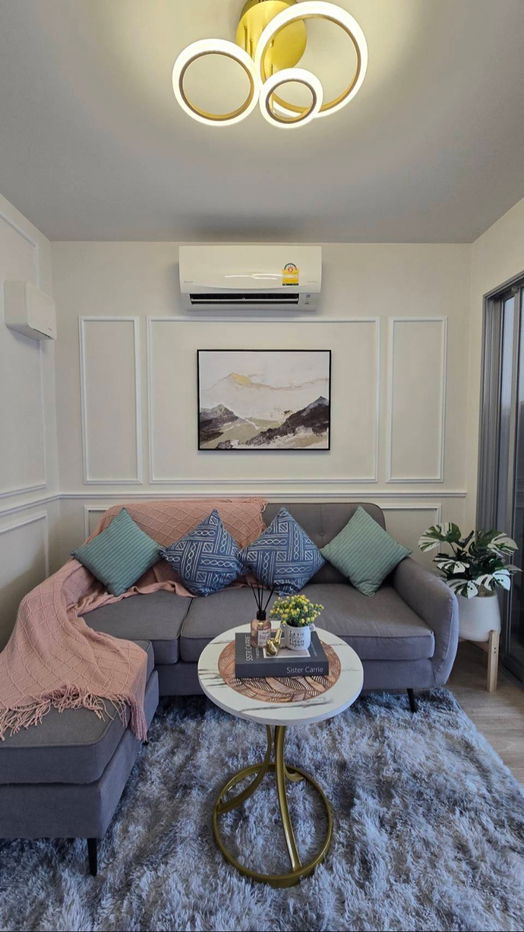 รูป Elio Del Moss phaholyothin 34 ห้องใหม่ เฟอร์นิเจอร์/เครื่องใช้ไฟฟ้าครบ สวยมาก✅ - รูปที่ 4/10