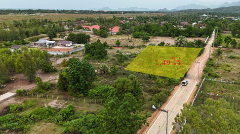 EXCLUSIVE LAND FOR SALE: 1.49 Rai (approx. 0.59 Acre) with Red Garuda Title Deed – Your Dream Home Awaits in Pranburi