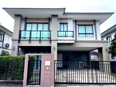 บ้านเดี่ยวให้เช่า : 🎉 ให้เช่าบ้านเดี่ยว 2 ชั้น ภัสสร บางนา - วงแหวน 3 ห้องนอน 3 ห้องน้ำ