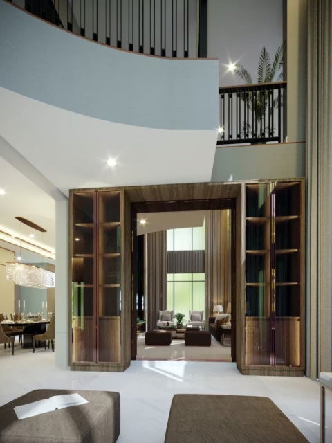 รูป บ้านเดี่ยว 3 ชั้น สุดหรู ที่โครงการ แกรนด์ บางกอก บูเลอวาร์ด อีสต์ พระราม 9 - รูปที่ 25/49