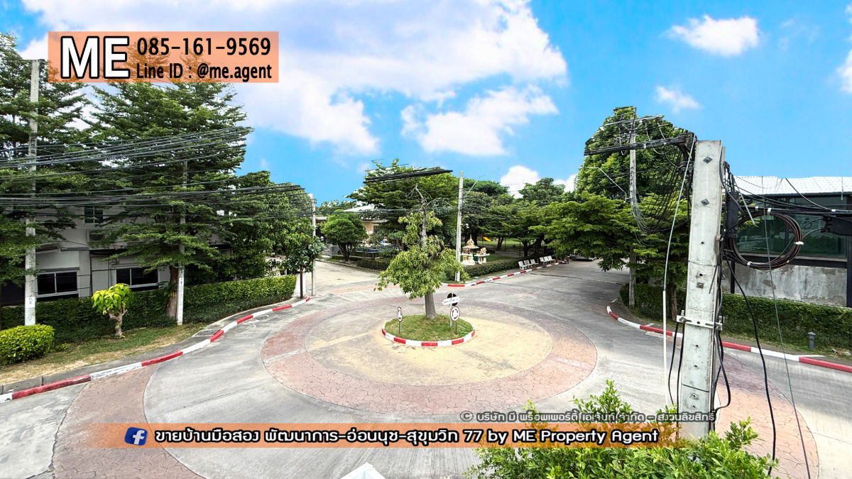 picture For Rent Townhouse Villette Lite Pattanakarn 38, newly renovated, near the swimming pool, near Sukhumvit, Thonglor Tel 064-954-9619 (RTG39-28) - 15/21