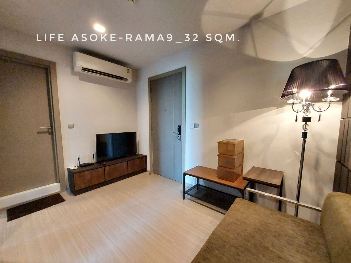 รูป ให้เช่าห้อง Life Asoke-Rama9 ขนาด 32 ตรม.1 ห้องนอน ตึก A เฟอร์ครบ เครื่องใช้ไฟฟ้าพร้อม ห้องสภาพดี รวมที่จอดรถ - รูปที่ 3/11