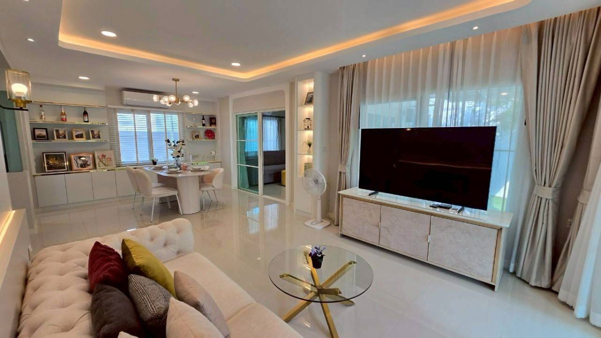 รูป 🏡👍ให้เช่า บ้านวิลาจิโอ 3 ศรีนครินทร์-บางนา บ้านเดี่ยว แปลงมุม หน้าสวน - รูปที่ 4/35