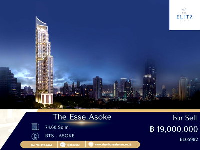 คอนโด ถนนอโศก : ✨ ห้องหรู วิวเมืองสุดปัง ใจกลางอโศก พร้อมโอนทันทีพลาดแล้วจะเสียดาย 💯