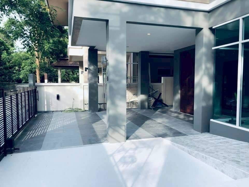 picture For rent: 2-storey detached house in a project, Khuan Lang location, 3 bedrooms, size 60 sq m. ● Rent 35,000 baht/month - 2/53