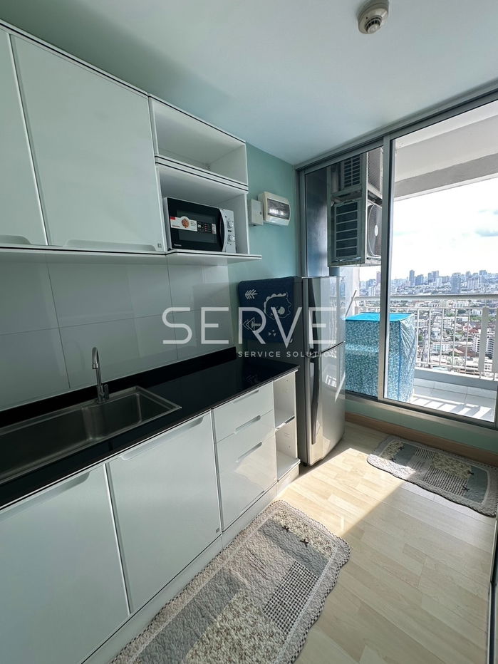 picture  1 Bed Unblock view  Fully furnished   Perfect Location Close to MRT Ratchadaphisek 0 m. @ Rhythm Ratchada - 6/7