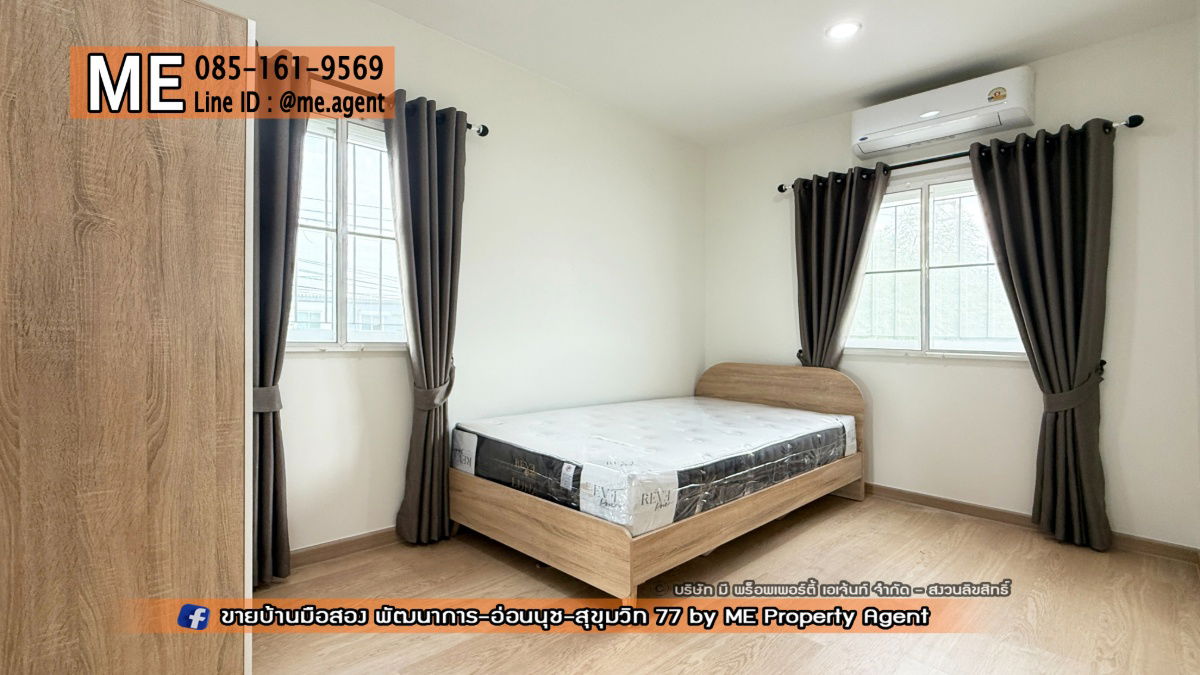 picture For Rent Townhouse Villette Lite Pattanakarn 38, newly renovated, near the swimming pool, near Sukhumvit, Thonglor Tel 064-954-9619 (RTG39-28) - 11/21