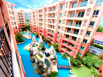Condos for sale Jomtien Sai 2 : SEVEN SEAS CONDOMINIUM  POOLVIEW 
