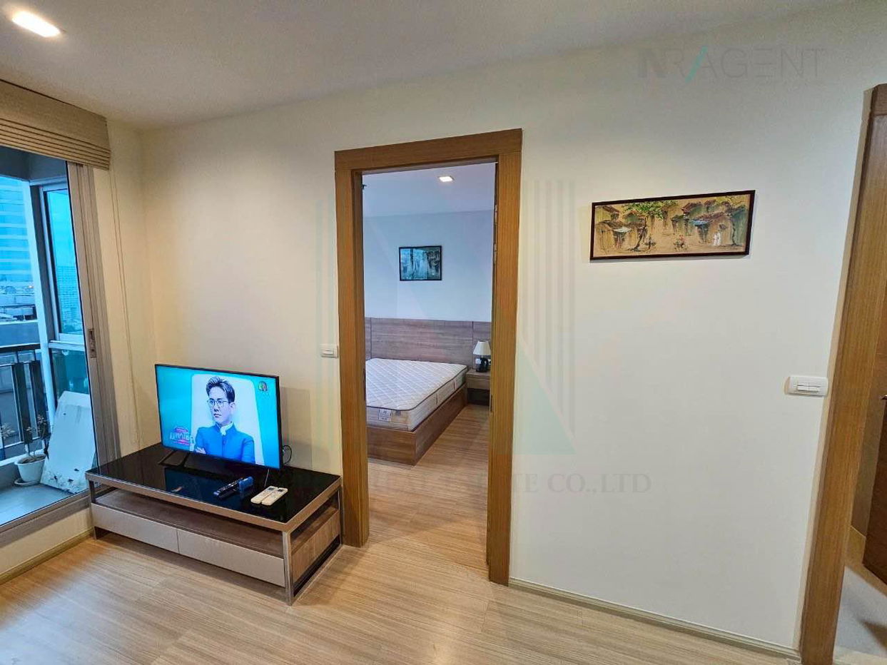 รูป 📌 ให้เช่าคอนโด ริทึ่ม รัชดา-ห้วยขวาง อาคาร 1 ชั้น 17 1 ห้องนอน ขนาด 46 ตรม ใกล้ โรบินสันรัชดา - รูปที่ 5/8