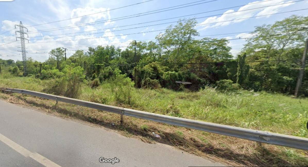 picture Land for sale... near Sahapat Kabin Buri Airport, lower than appraised price, on Suwannason Road , area 8-2-69 rai - 4/5