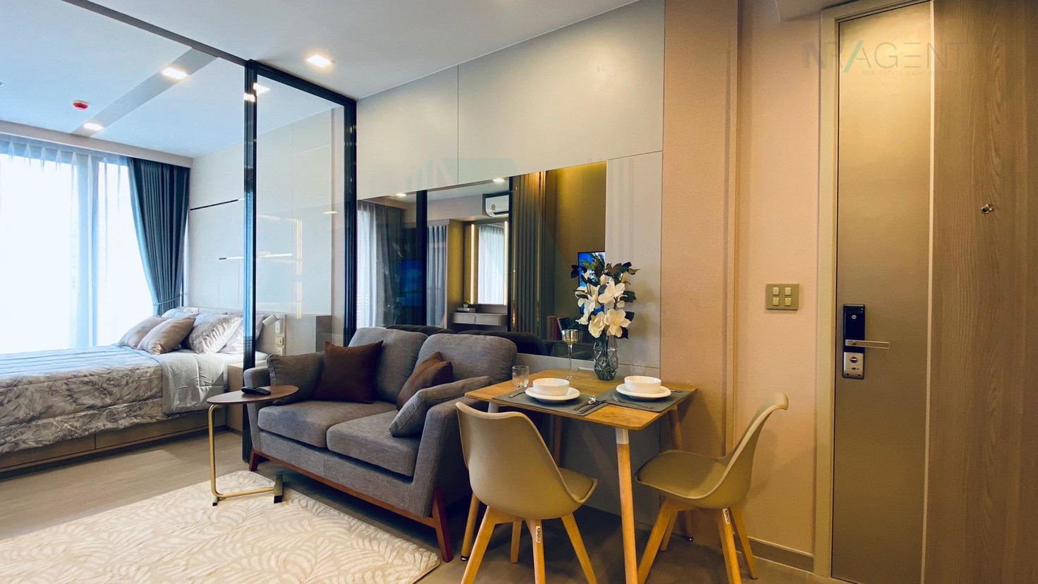 picture For Rent Condo ONE9FIVE ASOKE - RAMA 9 Building A, Floor 14,1 bed room, Room size 36.00 sqm - 6/8