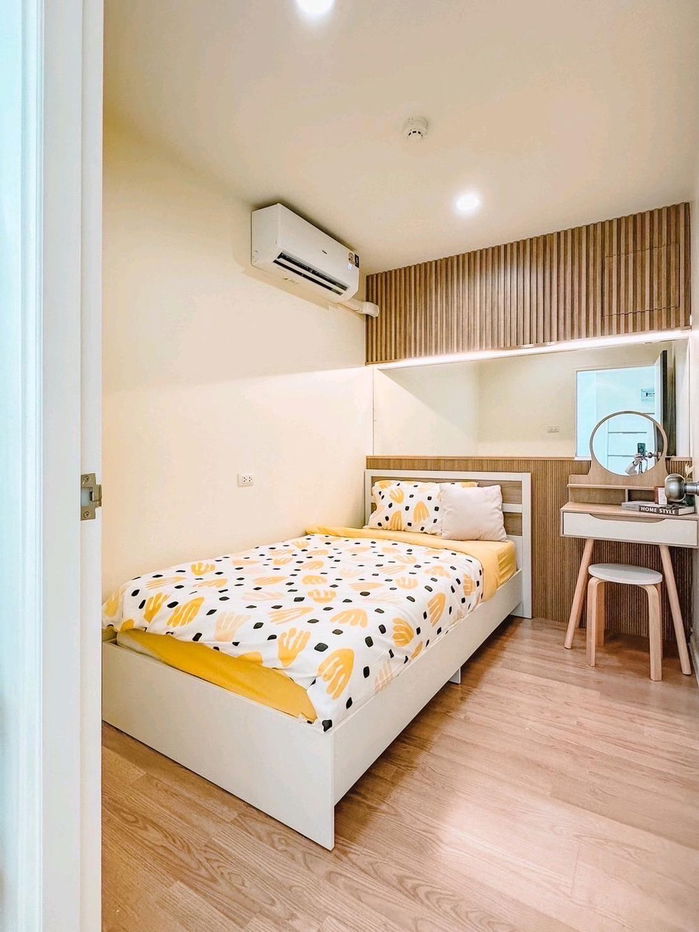 รูป 🌟 คอนโด low rise ลุมพินีวิลล์ อ่อนนุช 46 | รีโนเวทใหม่ทั้งห้อง , ห้องมุม ไม่ติดใครทั้งสองด้าน , เฟอร์นิเจอร์ให้แบบจัดเต็ม แอร์ 3 เครื่อง ‼️ - รูปที่ 7/16