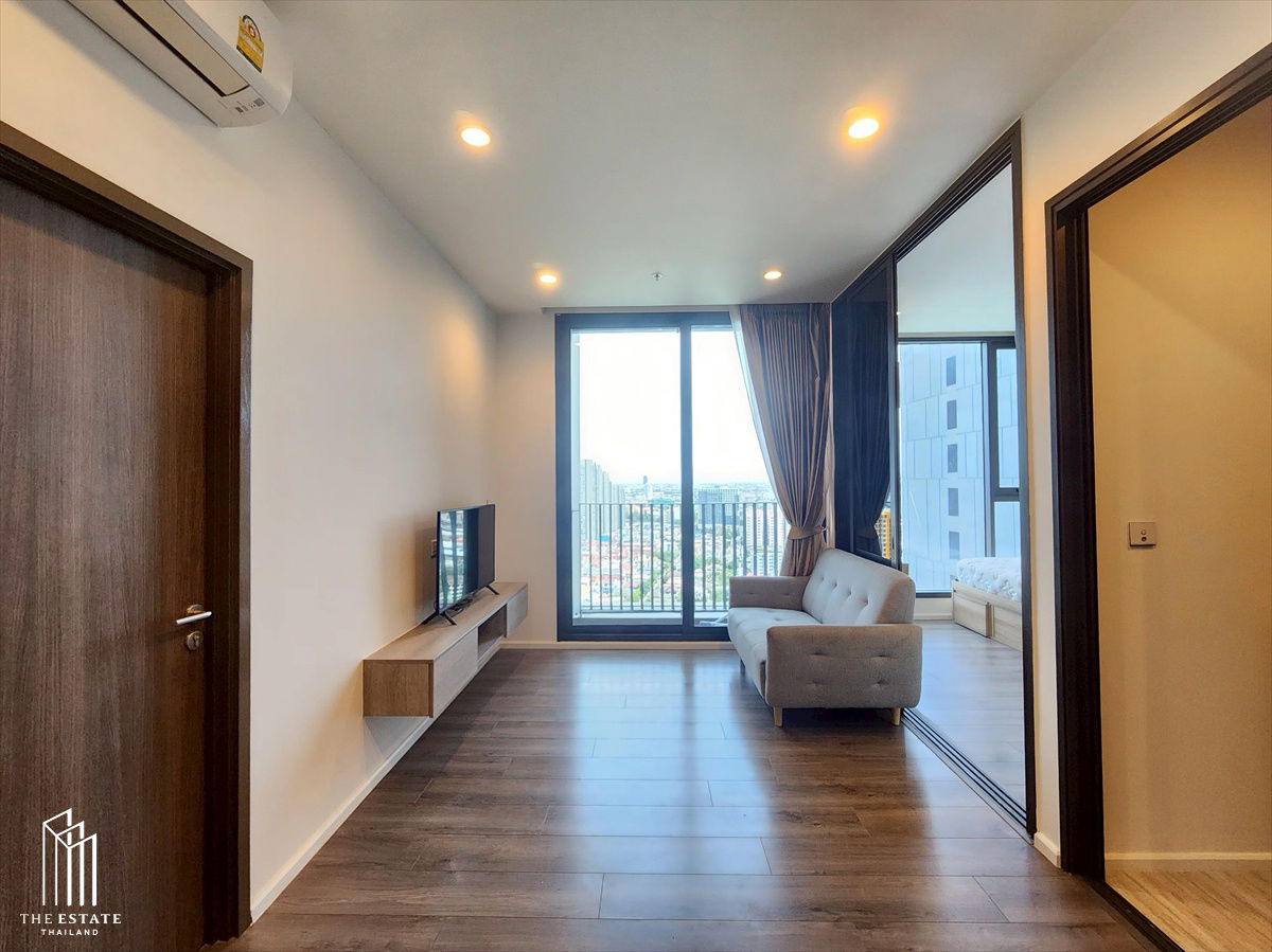 รูป For rent Whizdom Essence ใกล้BTS ปุณณวิถี ชั้นสูง วิวโล่ง พร้อมเฟอร์นิเจอร์และเครื่องใช้ไฟฟ้า @35,000 Baht - รูปที่ 6/14