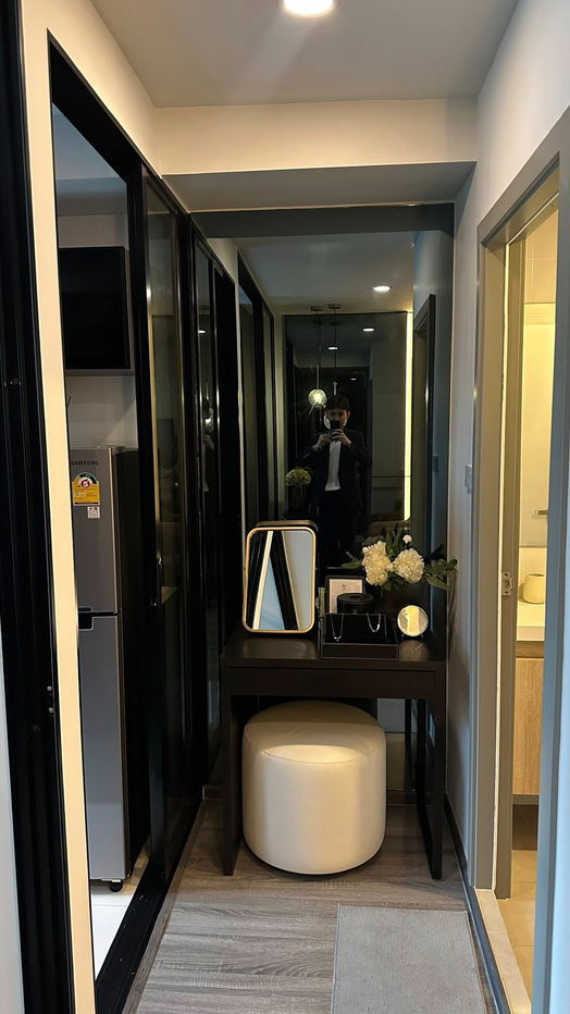 รูป คอนโดแต่งครบพร้อมอยู่ The Origin Ladprao 15 ใกล้รถไฟฟ้า MRT - รูปที่ 7/8