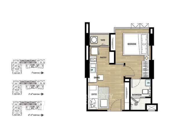 picture 1-BR Condo at The Room Sukhumvit 69 near BTS Phra Khanong (ID 2253697) - 7/11