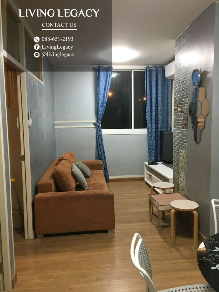 picture SJ2KUZ Condo For Rent Bliz Condominium Rama 9 - Hua Mak 45 Sq.M. Floor 2 Building A line id : @livinglegacy - 4/11