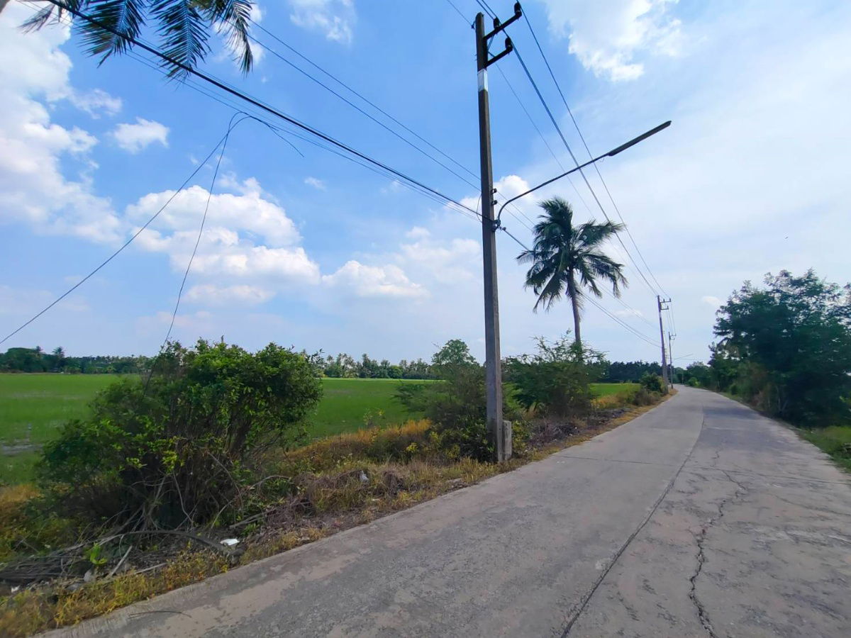รูป ที่ดินแปลงสวย เพียง 4.5 กม.จากเซ็นทรัล ศาลายา เนื้อที่ 17-3-27 ไร่ ติดถนนคอนกรีต  - รูปที่ 2/8