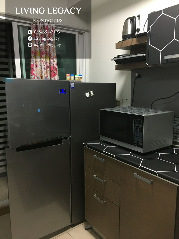 picture SJ2KUZ Condo For Rent Bliz Condominium Rama 9 - Hua Mak 45 Sq.M. Floor 2 Building A line id : @livinglegacy - 5/11