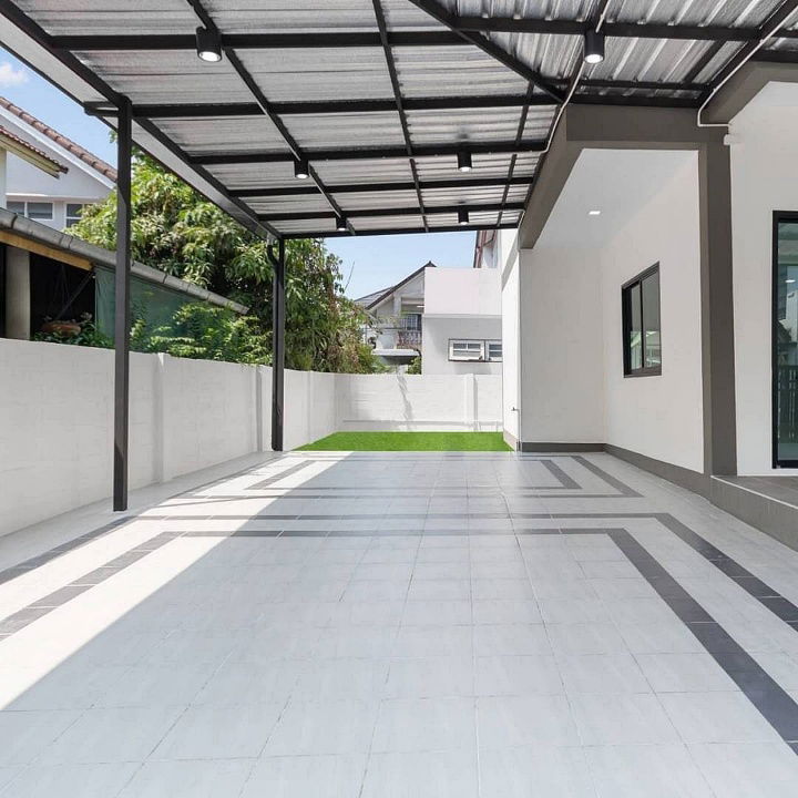 รูป บ้านเดี่ยว รีโนเวทใหม่ ติดถนนรัตนาธิเบศร์   #หมู่บ้านกฤษดานคร 10    MRT อยู่แค่หน้าหมู่บ้าน (สถานีสามแยกบางใหญ่) - รูปที่ 2/13