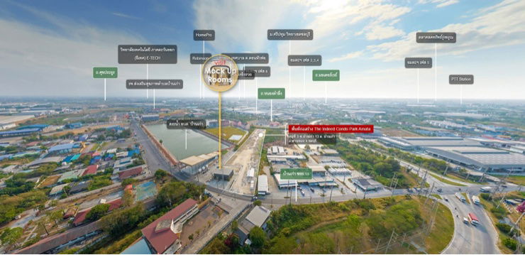 รูป ให้เช่าคอนโด 1 ห้องนอน ใกล้มอเตอร์เวย์ เดินทางไปไหนก็สะดวก พร้อมเฟอร์นิเจอร์ครบชุด - รูปที่ 12/22