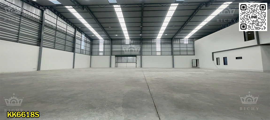 รูป โรงงานใหม่ สไตล์ Contemporary โดนเด่นที่ดีไซด์ คุณภาพวัสดุสูง เย็นสบาย พื้นที่ใช้สอย 970 ตารางเมตร สีม่วงใกล้ถนน 4 เลนส์ สมุทรสาคร -KK6618S - รูปที่ 9/12