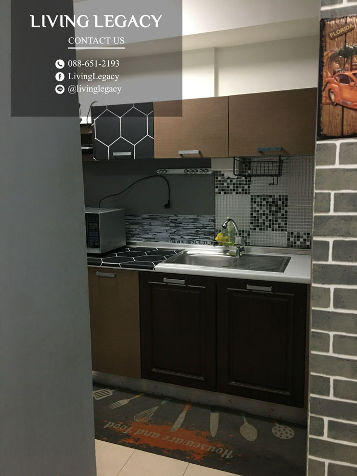 picture SJ2KUZ Condo For Rent Bliz Condominium Rama 9 - Hua Mak 45 Sq.M. Floor 2 Building A line id : @livinglegacy - 9/11