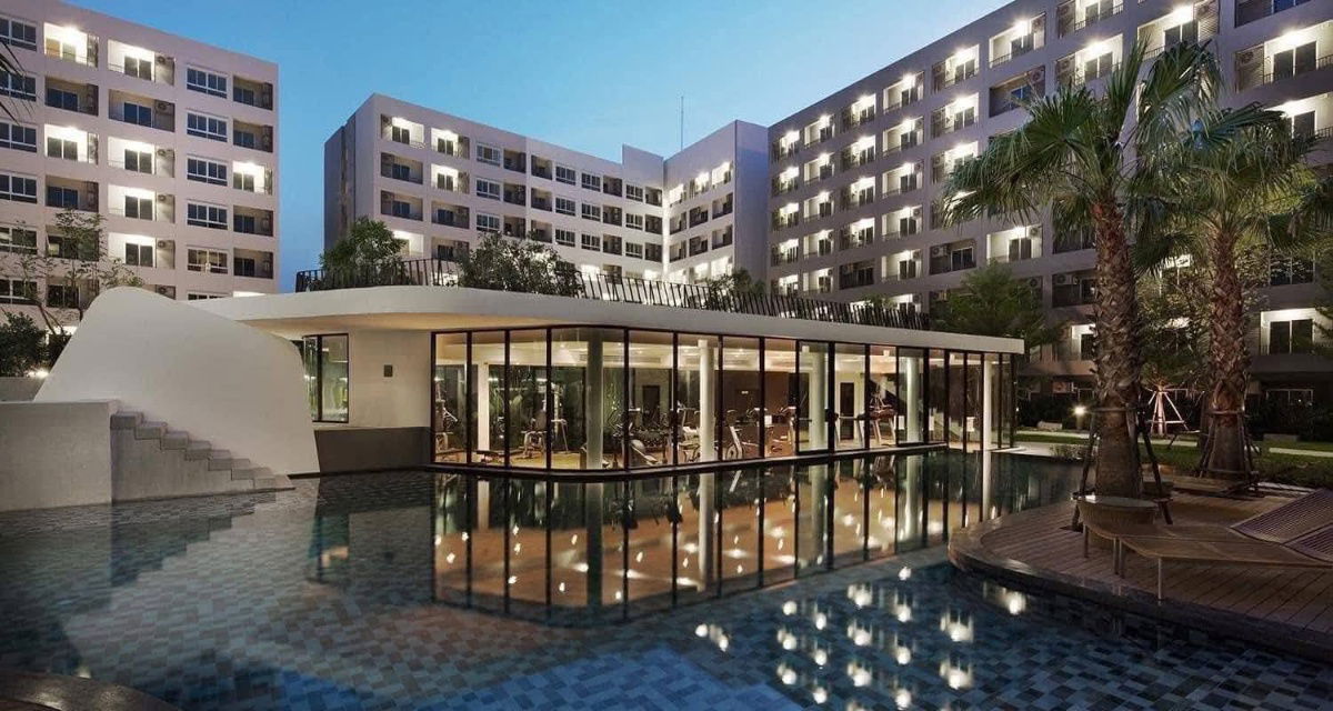 picture BTS Punnawithi 700 m. Price  14,000 Baht Condo ELIO Delray ( Rental ) - 28/29