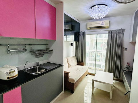 MRT rama 9 600 m. Price  14,000 Baht Condo A space Asoke - Ratchada ( Rental )