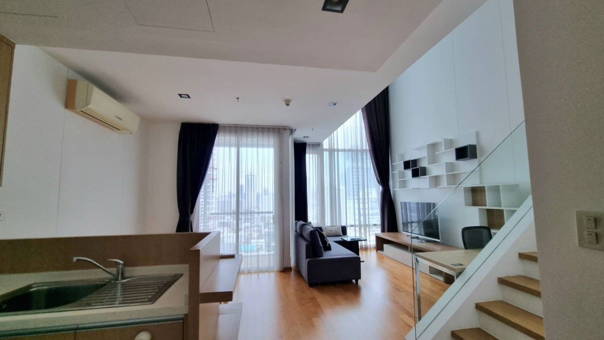 รูป ให้เช่า คอนโด Villa Ratchathewi | ห้อง Duplex 1 ห้องนอน 2 ห้องน้ำ 70 ตร.ม. ใกล้ BTS ราชเทวี - รูปที่ 3/8